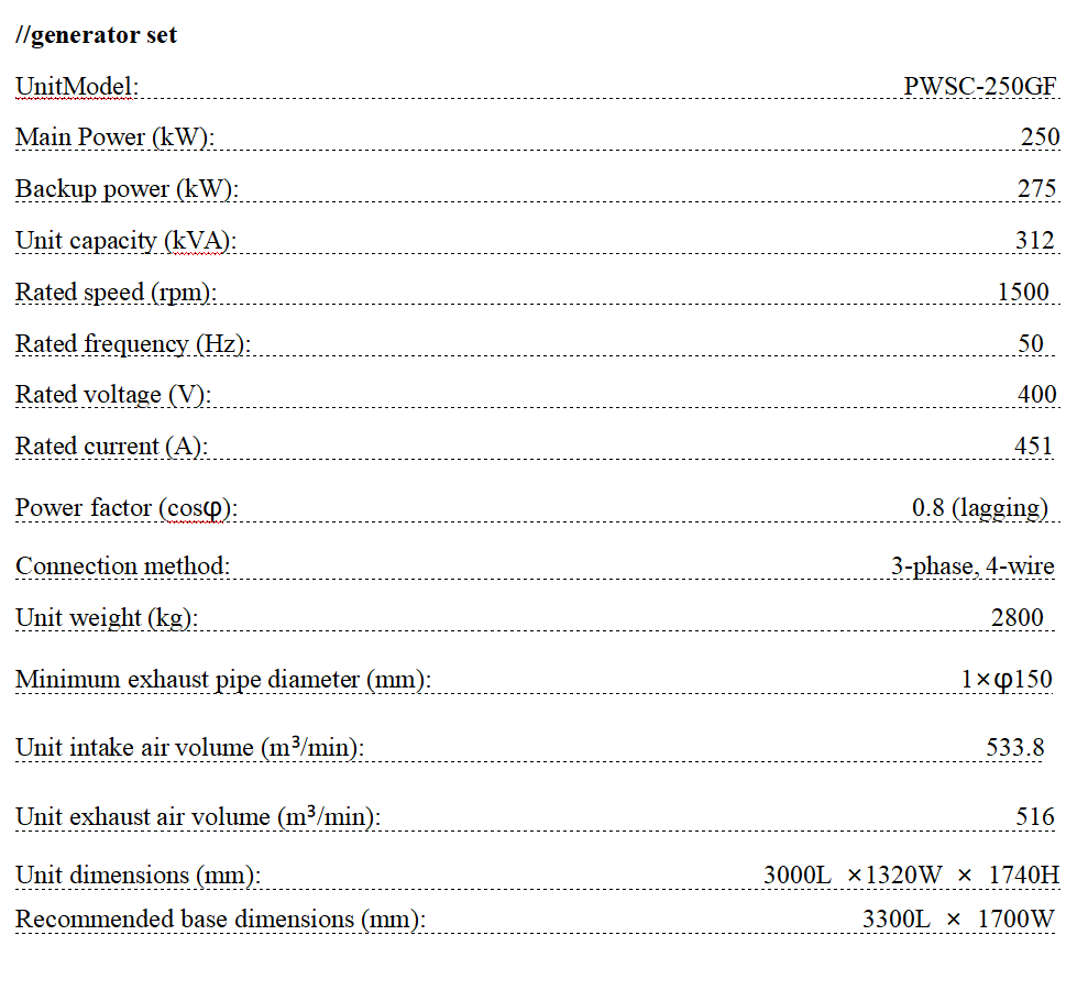 PWSC-250GF(SC13G420D2)